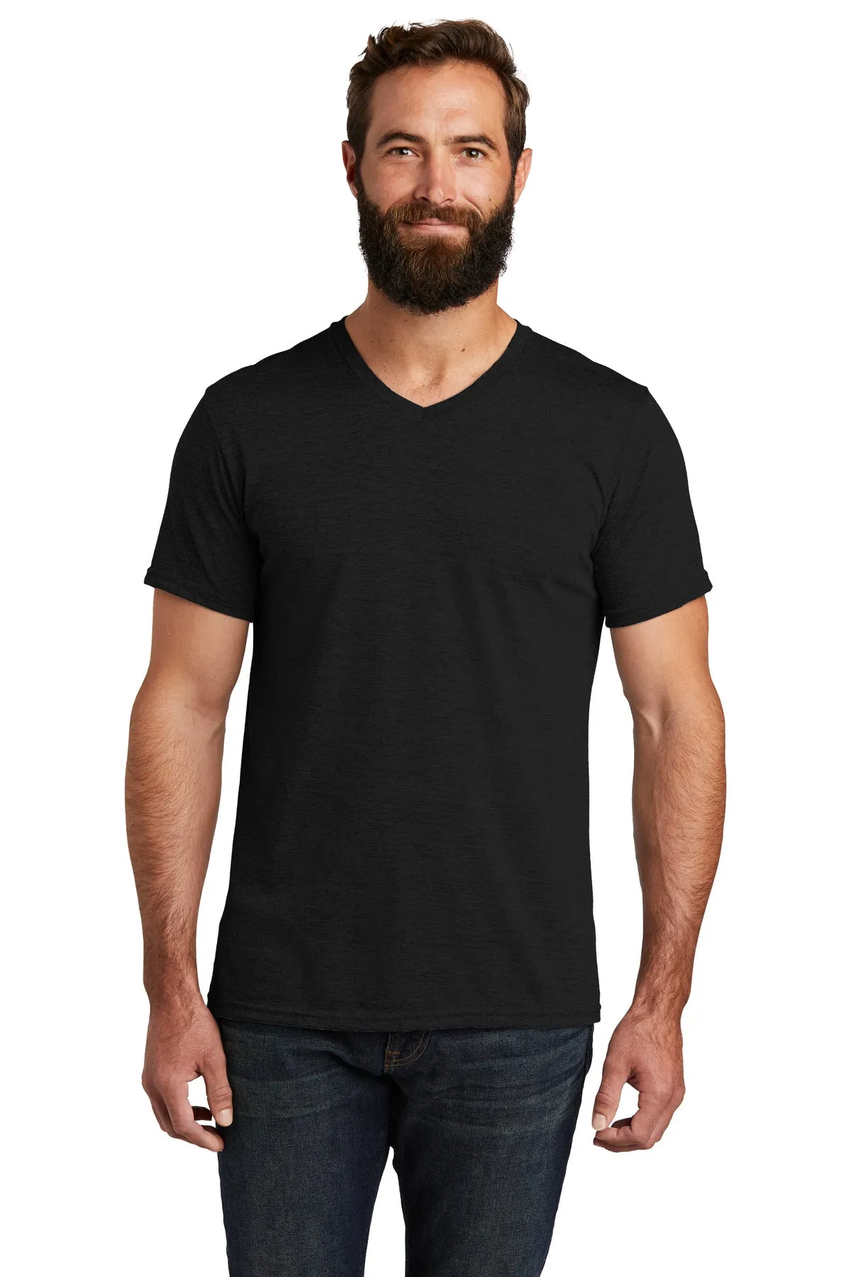 Allmade Mens Tri-Blend V-Neck Tee. AL2014