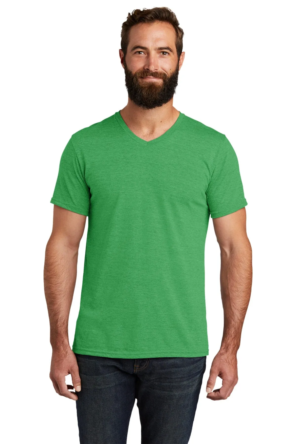 Allmade Mens Tri-Blend V-Neck Tee. AL2014