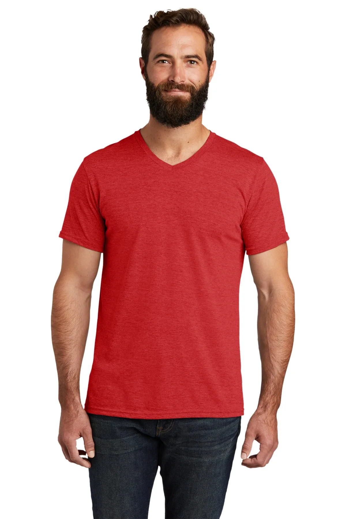 Allmade Mens Tri-Blend V-Neck Tee. AL2014