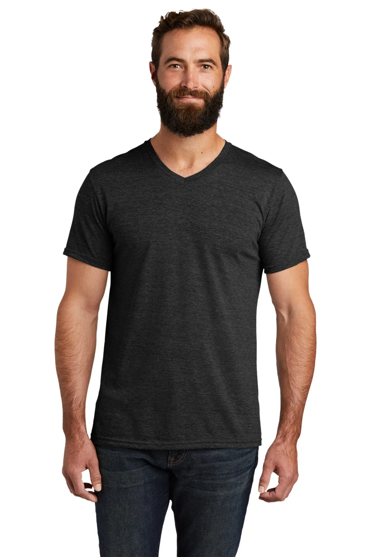 Allmade Mens Tri-Blend V-Neck Tee. AL2014
