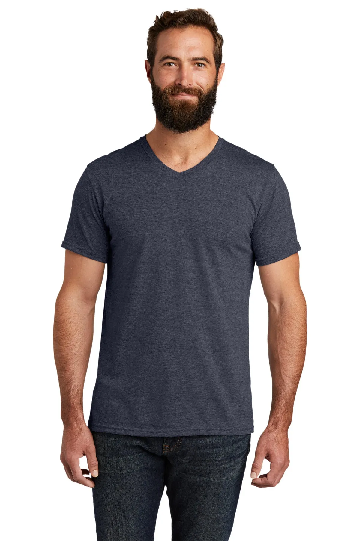Allmade Mens Tri-Blend V-Neck Tee. AL2014