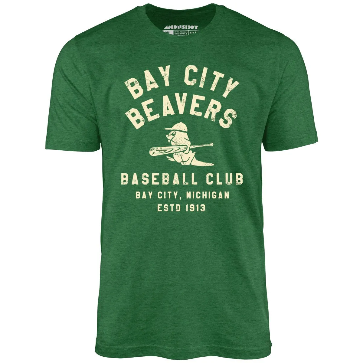 Bay City Beavers - Michigan - Vintage Defunct Baseball Teams - Unisex T-Shirt
