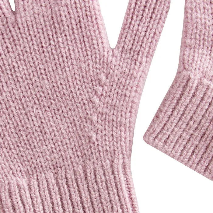 Bonpoint Child Birk Cashmere Gloves Peony Pink