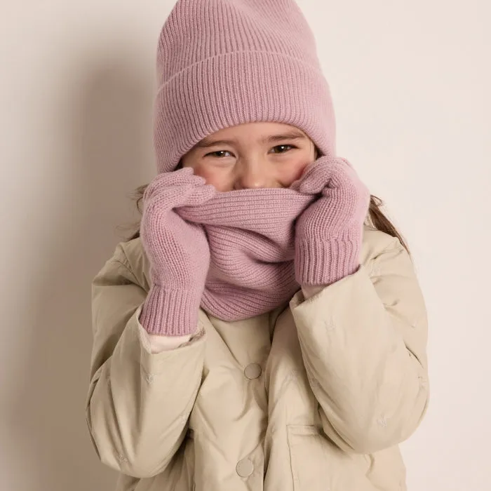 Bonpoint Child Birk Cashmere Gloves Peony Pink