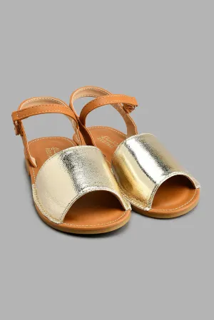 Brown Shimmer Sandal