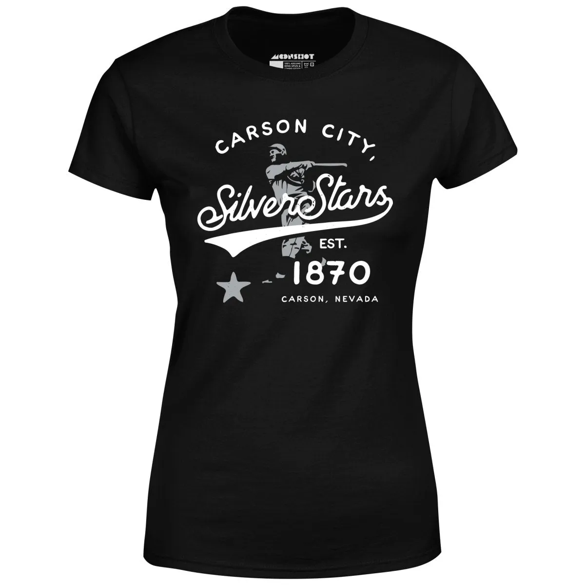 Carson City Silver Stars - Nevada - Vintage Defunct Baseball Teams - Women's T-Shirt