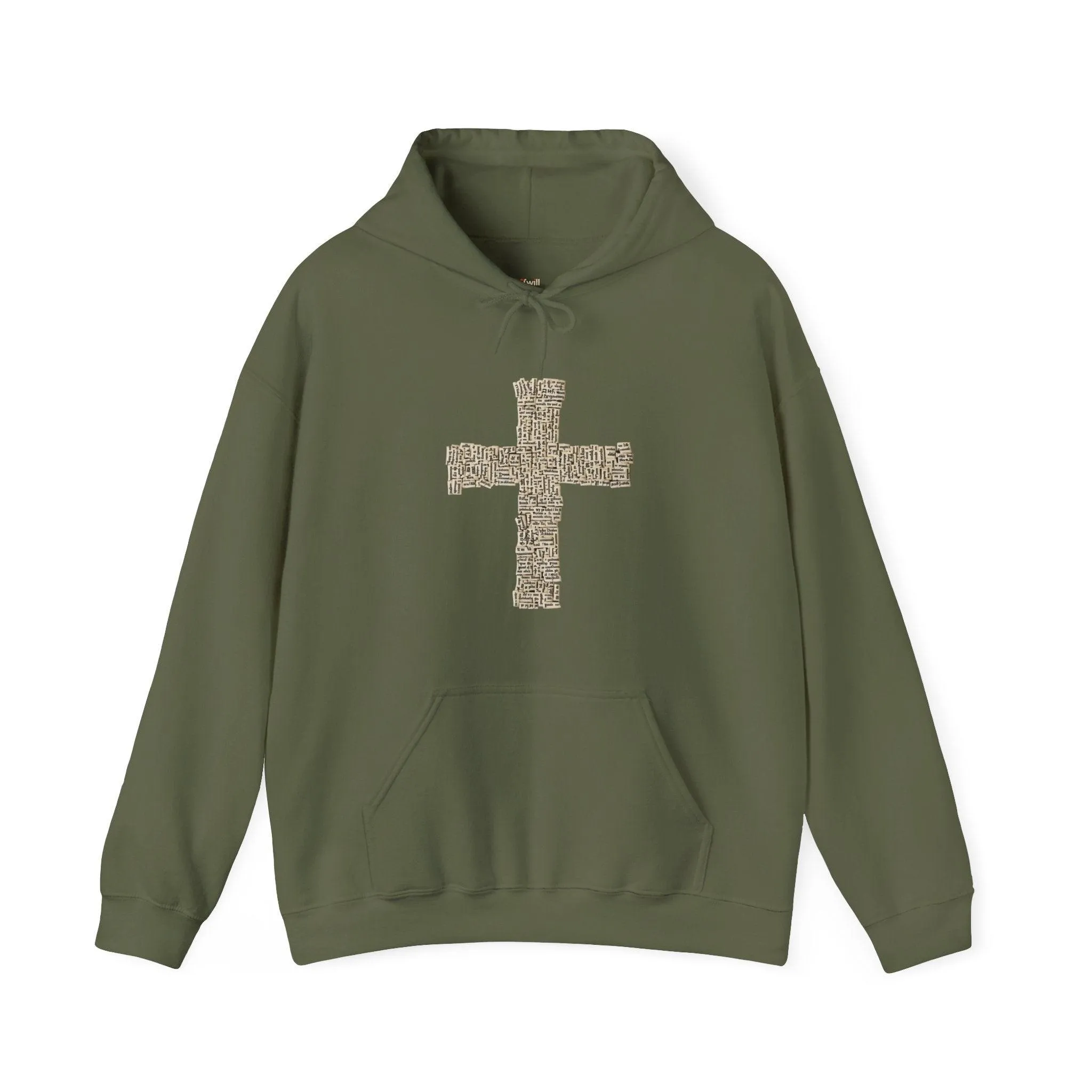Christian Words of Faith Hoodie
