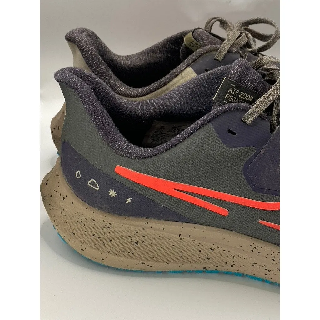 NIKE Men's Gray Air Zoom Pegasus 39 Lace-Up Running Sneakers SZ 11