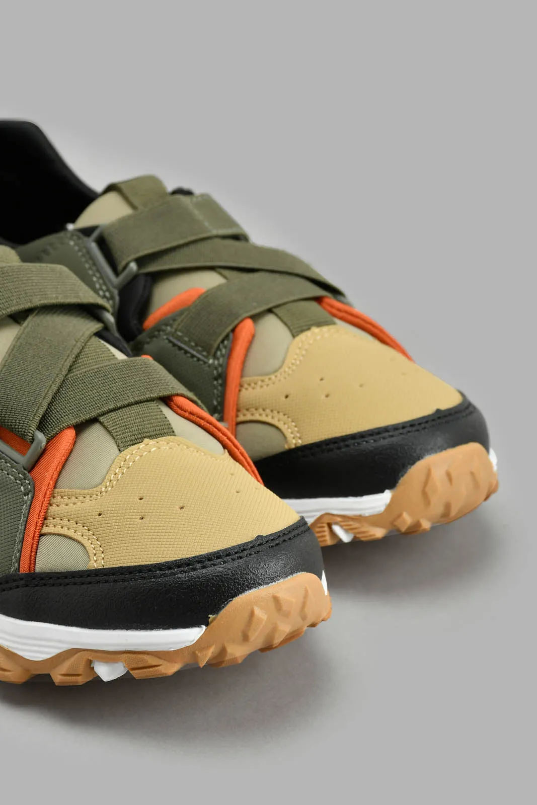 Olive Colour Block Sneaker