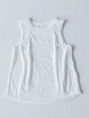 Pleated Tank Top - Ivory